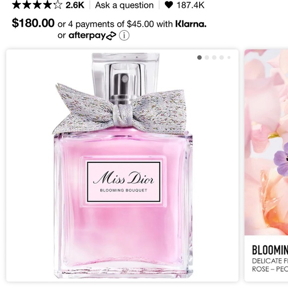 Miss Dior blooming bouquet perfume 100 ml - Picture 2 of 2